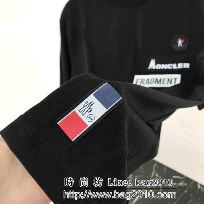 MONCLER蒙口X 藤原浩合作系列 19ss早春新款 定制純棉面料 短袖衣 男女同款 ydi2481